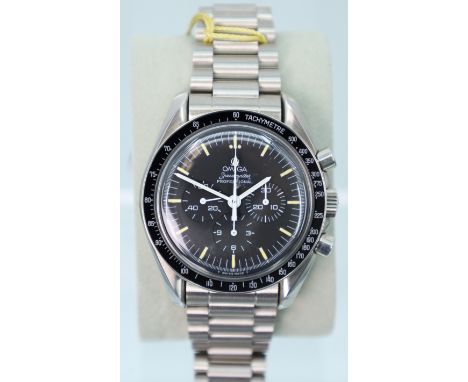 OMEGA. Speedmaster Professional. Moonwatch Apollo XI. Herrenarmbanduhr. Schweiz.Circa 42 mm Gehäusedurchmesser ohne Krone. Re