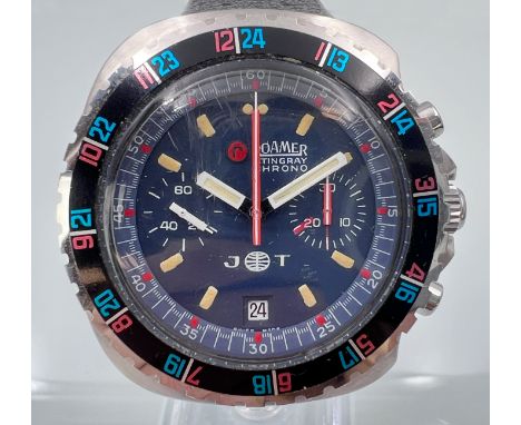 ROAMER. Stingray Chrono JT. Chronograph. Herrenarmbanduhr. Schweiz.Circa 44 mm Gehäusedurchmesser ohne Krone. Ref. 734-9120.9