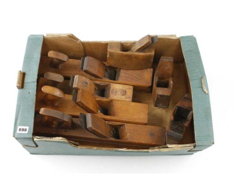 A jack plane by MATHIESON, two badgers, toothing, compass and smoother G+