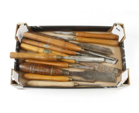 11 turning tools, some light rust G