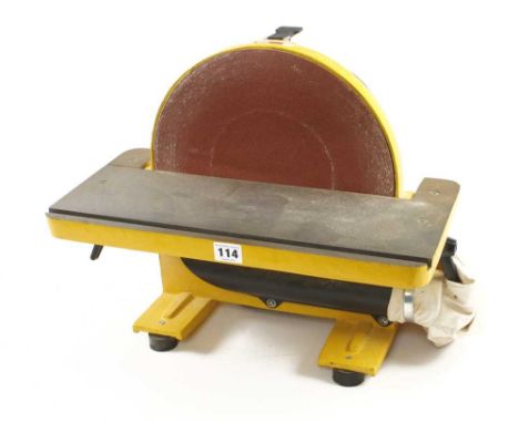 A heavy duty PERFORM No CCD S12 disk sander 12" dia. 240v Pat tested G