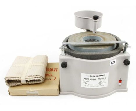 A LION Tool Co whetstone grinder in orig box 240v Pat tested G++