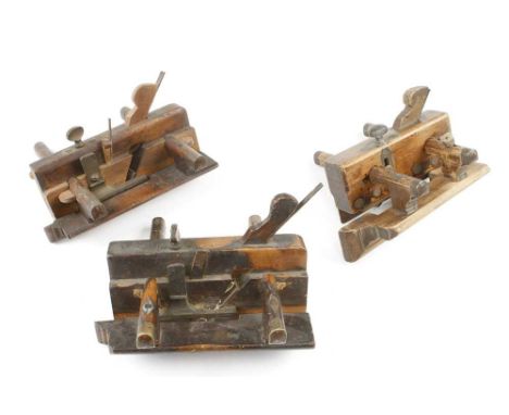 Two sash fillesters and a plough G