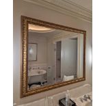 Gilt framed accent mirror 120 x 100cm ( Loc RM. 422)