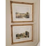 2 x prints after Peter De Wint (British, 21 January 1784 / 30 January 1849) (1) Mortham Tower,