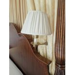 A pair of classic gentlemen reading lamps equipped with precision hardware that swivels and