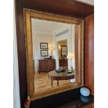 A large gilt framed mirror 121 x 96cm ( Loc RM. 422)