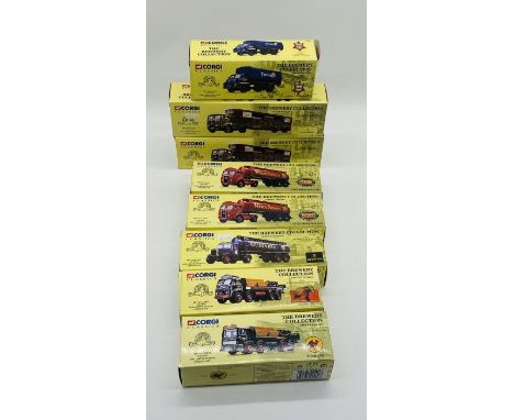 A collection of eight boxed Corgi Classics "The Brewery Collection" limited edition die-cast vehicles sets including two Whit