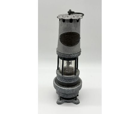A J.H.Naylor Ltd. (Wigan) Spiralarm Type 'S' gas detection safety lamp for use in sewers, developed from the Type 'M' which w