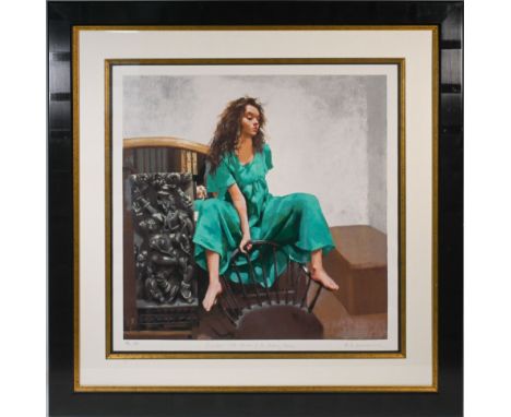 Robert Lenkiewicz (1941-2002) 'Painter with Women/St Antony Theme' signed limited edition print 14/25 A/P (artist proof), 58c