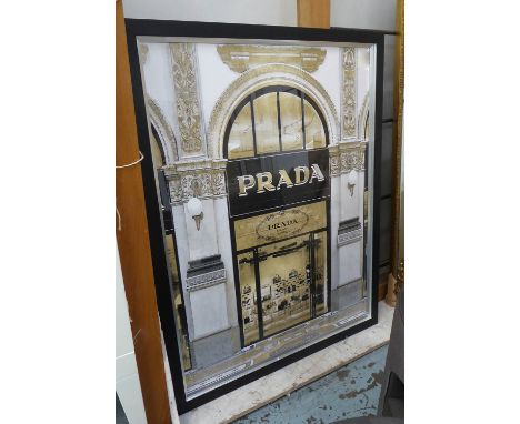 FASHION HOUSE PRINT, framed, 152cm x 117cm. 