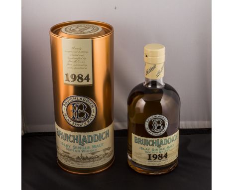 A bottle of Bruichladdich 1984 single malt Scotch whisky, 700ml. 46% proof
