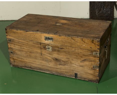 A Victorian camphor wood trunk.