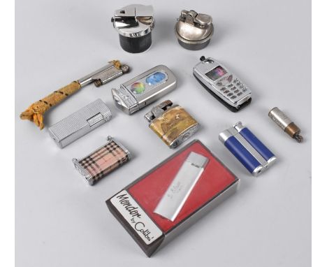 A Collection of Late 20th Century Pocket Lighters, all Untested, Please Note with are Unable to Post this Lot 