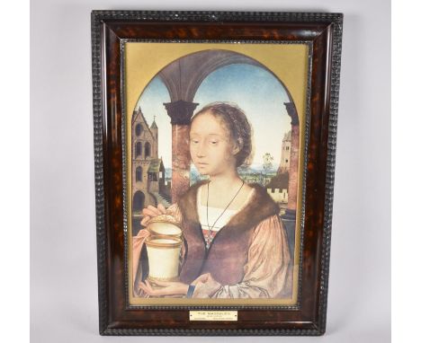 A Framed Print, "The Magdalen" After Matsys, Subject 29x45cm 
