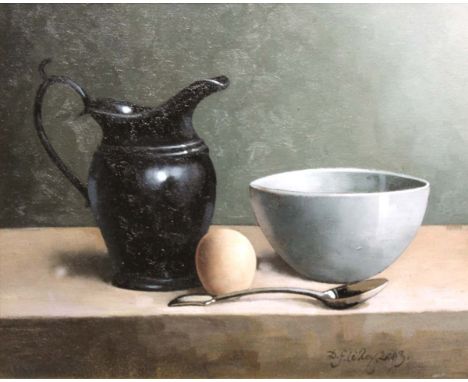 David ffrench Leroy b. 1971
EARLY LIGHT
Oil on canvasboard, 9 1/2" x 12 3/4" (24 x 32.5cm), signed and dated 2003.

Provenanc