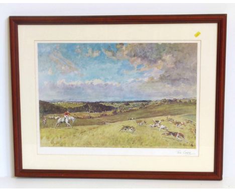 After Tom Carr hunting print. No condition reports for this sale