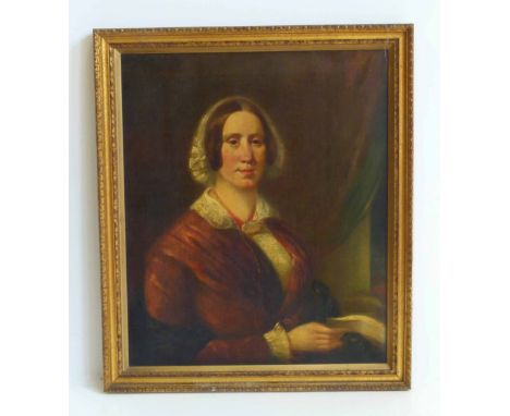 19th century English School Portrait, oil on canvas No condition reports for this sale