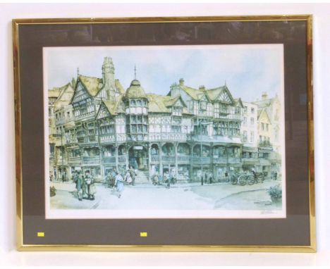 Colourlimited edition print 70/850 by Stargeon of Chester Cross No condition reports for this sale