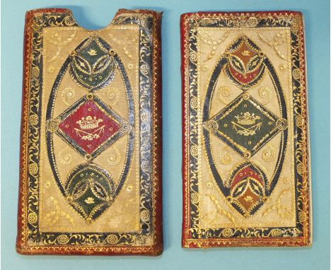 Goldsmith (John), An Almanac for the Year of our Lord God 1801, printed in red and black for the Company of Stationers, marbl