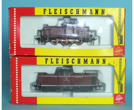Fleischmann: two boxed locomotives, models 1379 and 4230.