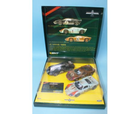 Scalextric, Le Mans 1966 three car set, no.1580 of limited edition of 10,000, boxed.