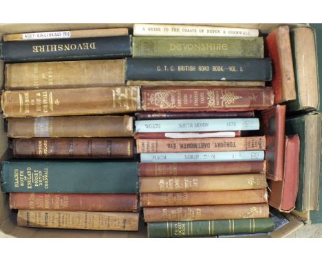 Besley (Henry), The Route Book of Devon, new edn, fldg maps, plts, pic cl gt, 16mo, nd and other guide books for Devon.
