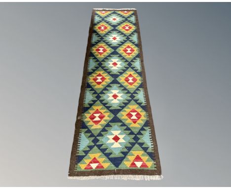 A Maimana kilim runner 208 cm x 65 cm