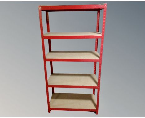 A five tier utility shelf.