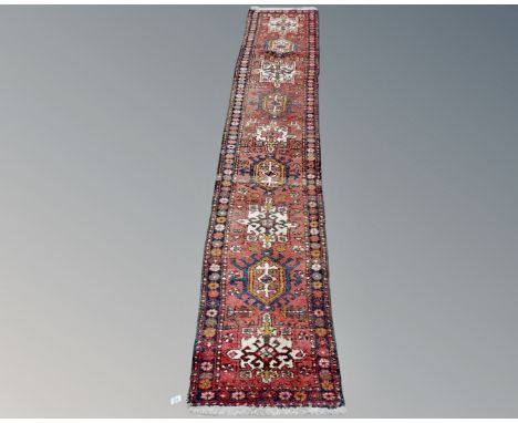 A Heriz runner, Iranian Azerbaijan, 311 cm x 57 cm