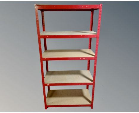 A five tier utility shelf.