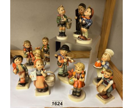 A quantity of Goebel figures