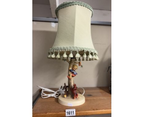 A Goebel table lamp