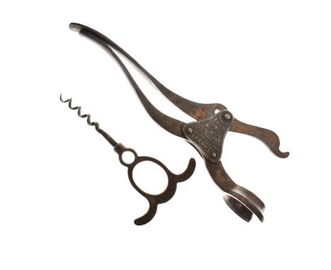 Lund steel patent corkscrew   Condition: 