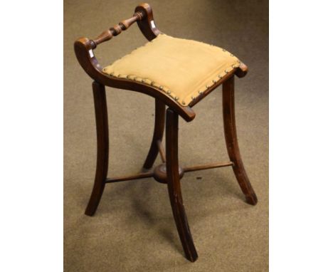 Victorian beech music stool   Condition: 