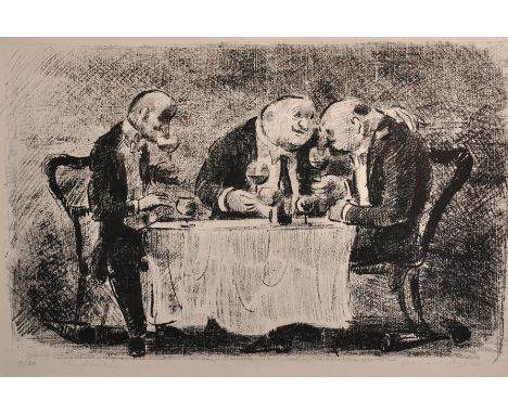 Edward Ardizzone (1900-1979) British. "The Drinkers", Lithograph, Signed, Inscribed and Numbered 9/30 in Pencil, Unframed, 10