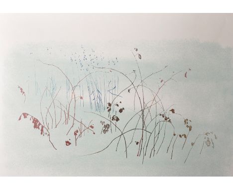 T...Carr (20th-21st Century) British. "Winter Thicket", Lithograph, Signed, Inscribed and Numbered 24/50 in Pencil, Unframed,