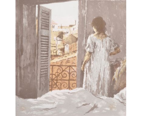 Bernard Dunstan (1920-2017) British. "Interior, Viterbo", Lithograph, Signed and Numbered 78/150 in Pencil, and Inscribed on 