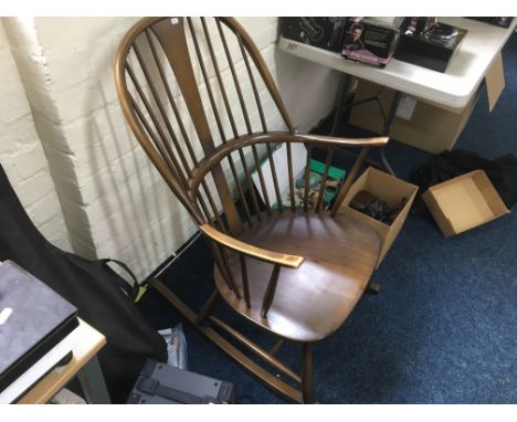 An Ercol rocking chair.