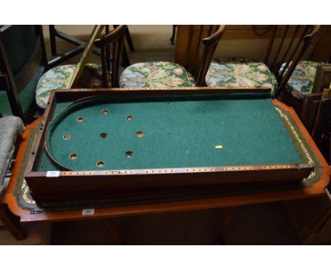 A table top Bagatelle board 