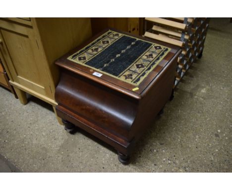 A Victorian mahogany commode 