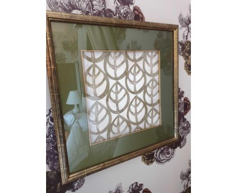 Chariklia Zarris (USA B 1973) Digital Print On Paper Titled Classical Leaves III Framed 55 x 60cm (Room 712)