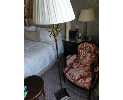 Heathfield And Co Coral Standard Lamp With Linen Shade, 180cms (Room 710 &amp; 711)