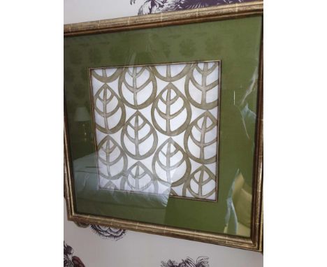 Chariklia Zarris (USA B 1973) Digital Print On Paper Titled Classical Leaves III Framed 55 x 60cm (Room 730)