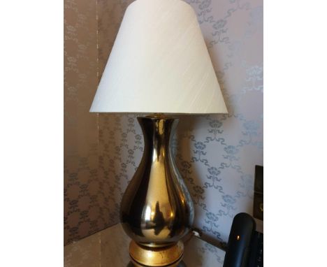 A Pair Of Heathfield And Co Louisa Glazed Ceramic Table Lamp With Textured Shade 77cm (Room 728)