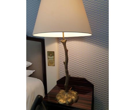 A Pair Of Truro Twig Table Lamp Inspired From A Mid-Century French Design Organic Flowing Stem With A Decorative Wax Casted B