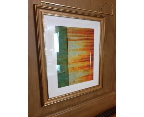 Derek Rangecroft (English) LIMITED EDITION GICLEE PRINT Abstract Signed And Framed (Room 710 &amp; 711)