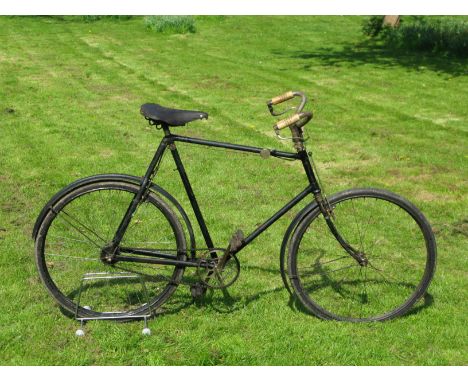 *Triumph Cycle Co. Ltd., 'No 2' Light Roadster. A largely original bicycle with signs of its original black enamel finish gil