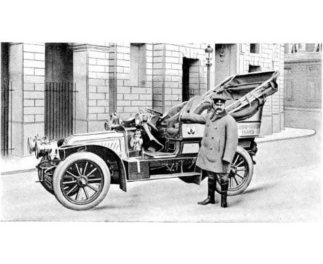 De Dion Bouton - Journal de Route 1905. A 4to, cord-tied promotional brochure by Georges Cormier,  discussing the 8000klm tri