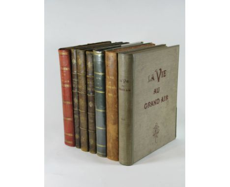 La Vie Au Grand Air (Life in the Open Air), 1899 to 1910. Seven bound folio-size volumes of this weekly French pictorial news